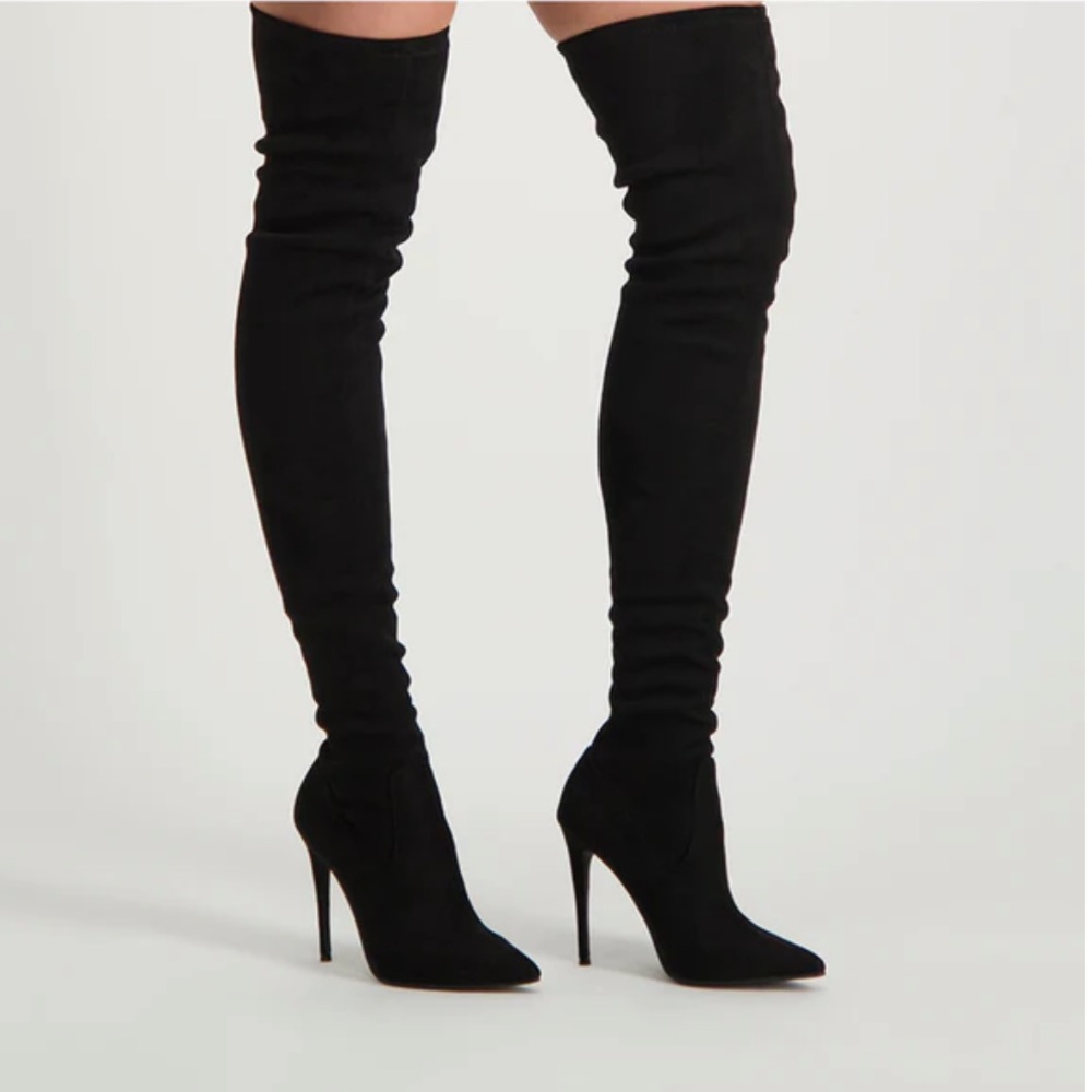 STEVE MADDEN DOMINIQUE BLACK BOOT